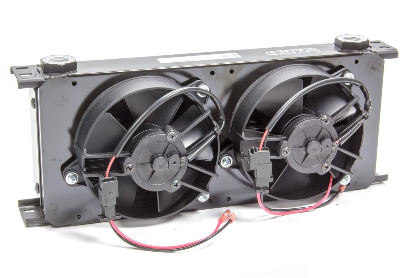 Setrab Oil Coolers Series-9 Oil Cooler -20 Row w/ Dual 12 Volt Fans MPN SETFP920M22I For Universal use