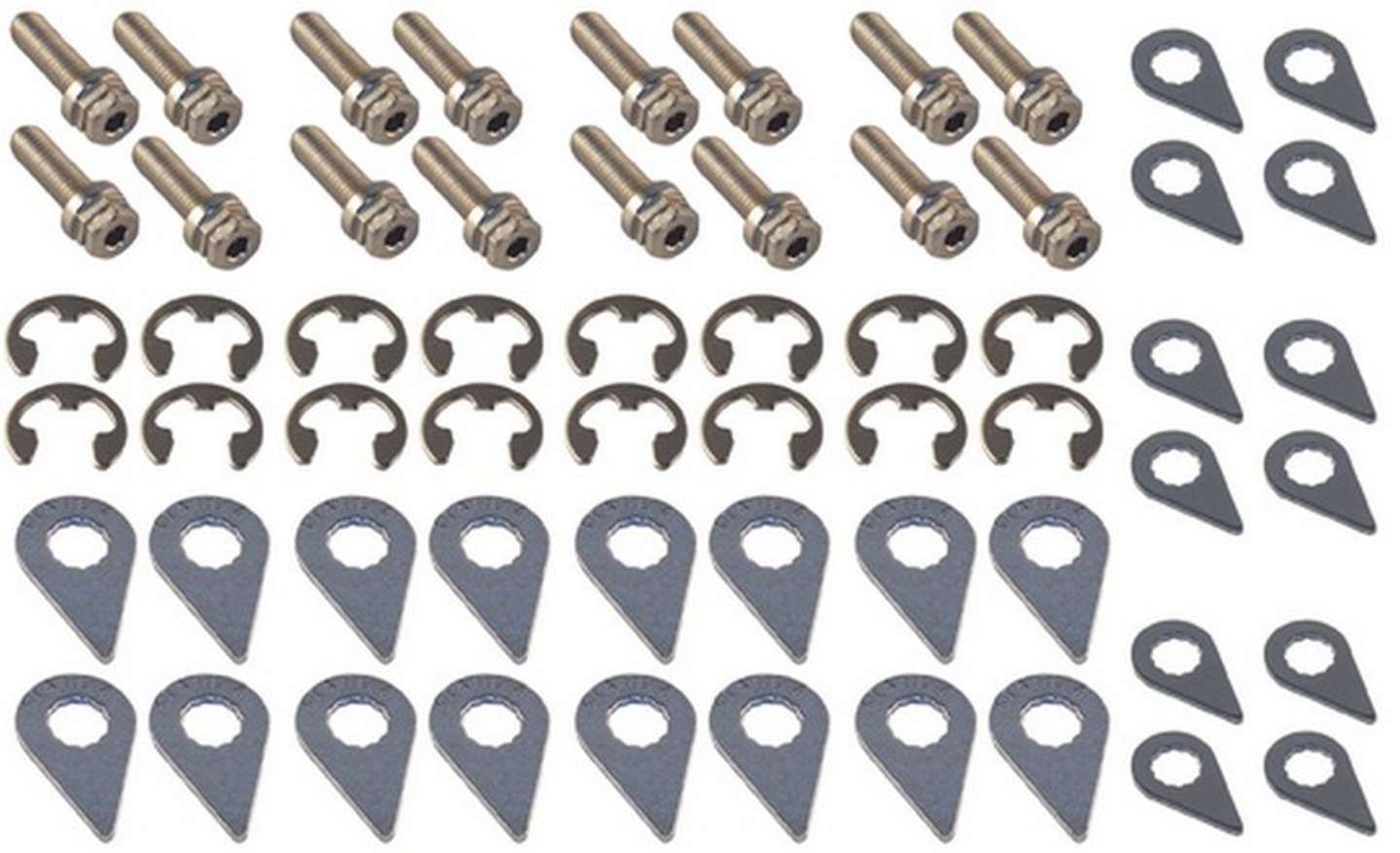 Stage 8 Fasteners Header Bolt Kit - 6pt. 8mm-1.25 x 25mm (16) MPN SGE8906 For Ford 1992-2004