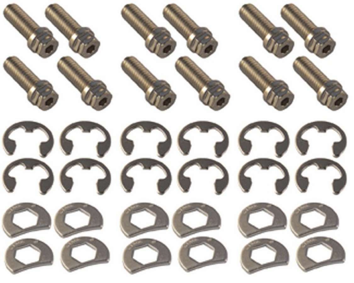 Stage 8 Fasteners Header Bolt Kit - 6pt. 3/8-16 x 1in (12) MPN SGE8911A For Chevy, GM V6
