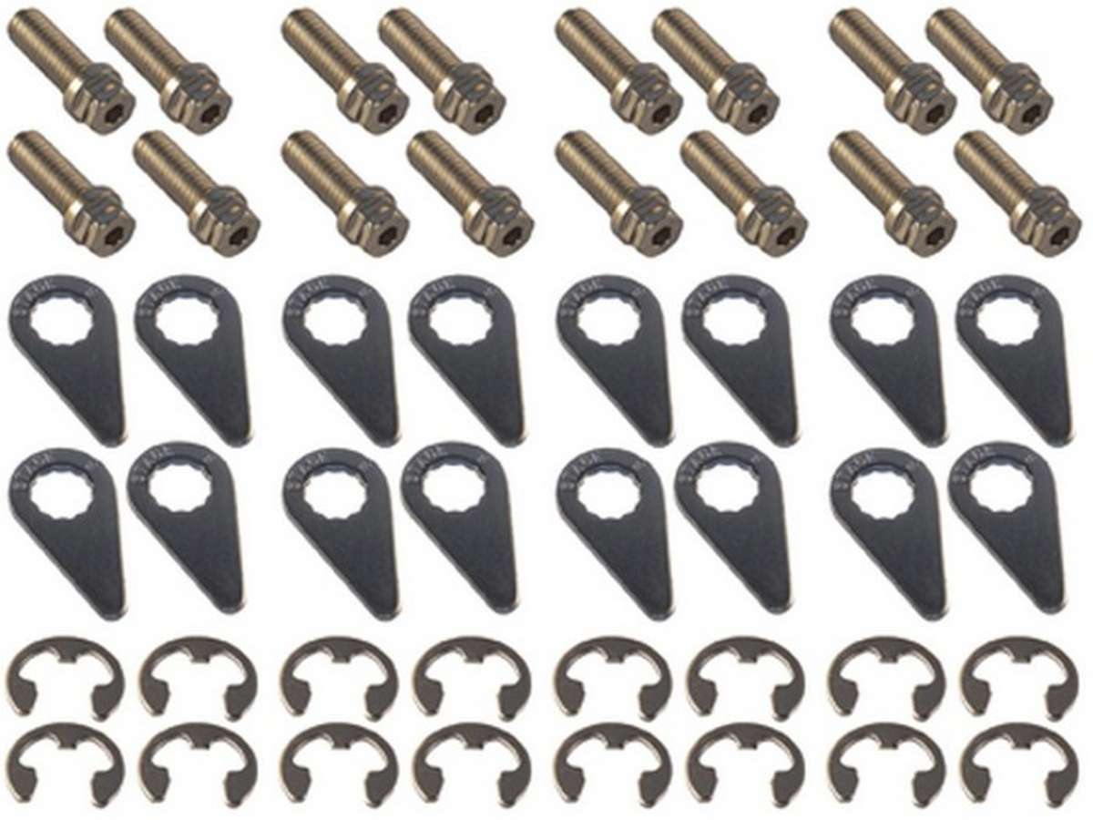 Stage 8 Fasteners Header Bolt Kit - 6pt. 3/8-16 x 1in (16) MPN SGE8912A