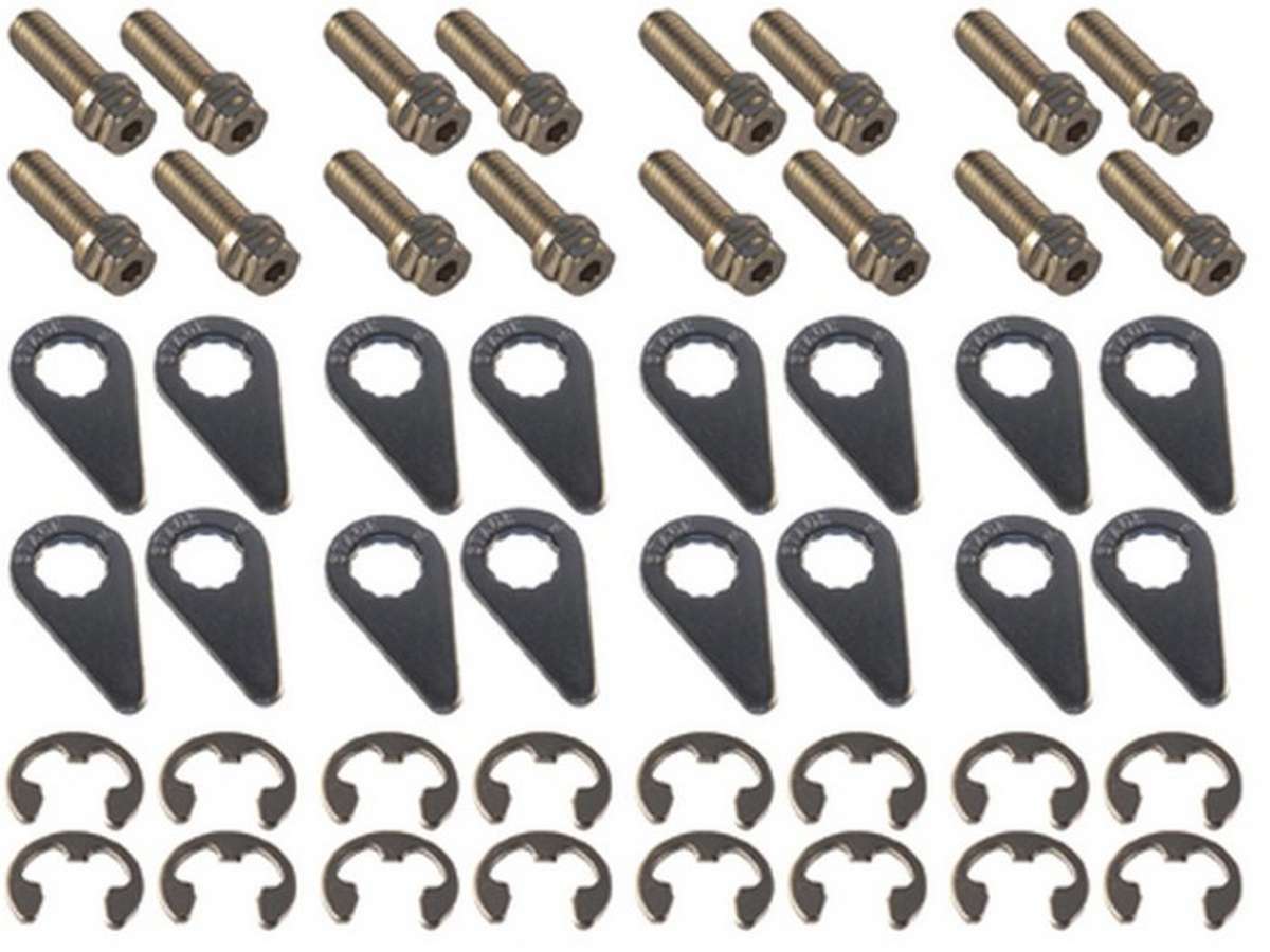 Stage 8 Fasteners S/S Header Bolt Kit - 6pt. 3/8-16 x 1in (16) MPN SGE8952