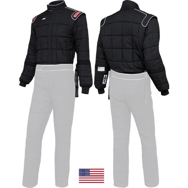 Simpson Safety Jacket Black Medium Drag SFI-15 MPN SIM4902234
