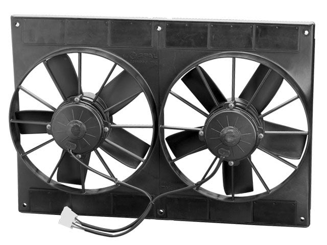 SPAL ADVANCED TECHNOLOGIES Dual 11in Puller Fan Paddle Blade 2720 CFM SPA30102052