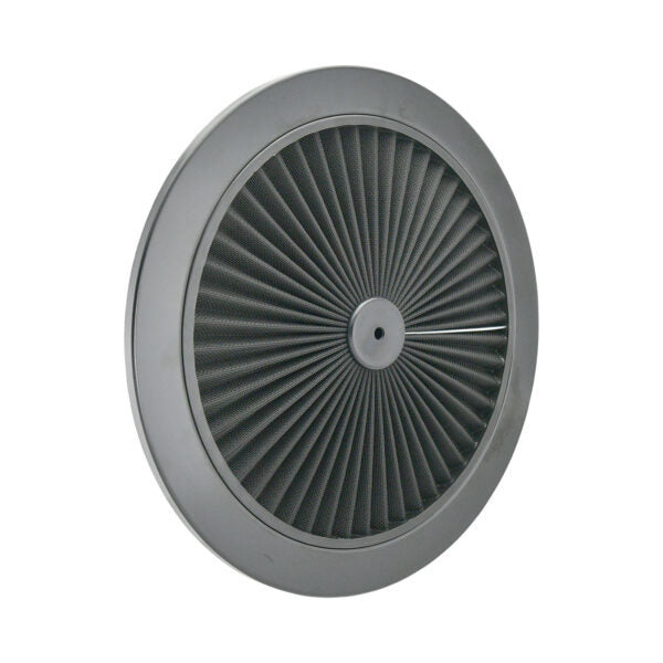 SPECIALTY PRODUCTS COMPANY Air Cleaner Top 14in Flow-Thru Black Filter SPC7110ABK