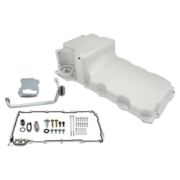 Specialty Products Company Oil Pan LS Rear Sump Gen III/IV with Pickup MPN SPC8448 For GM LS-Series