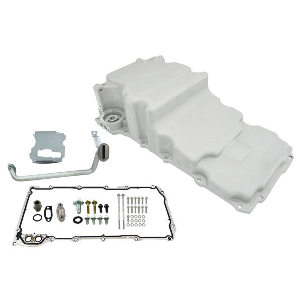 Specialty Products Company Oil Pan LS Rear Sump Gen III/IV with Pickup MPN SPC8449 For GM LS-Series