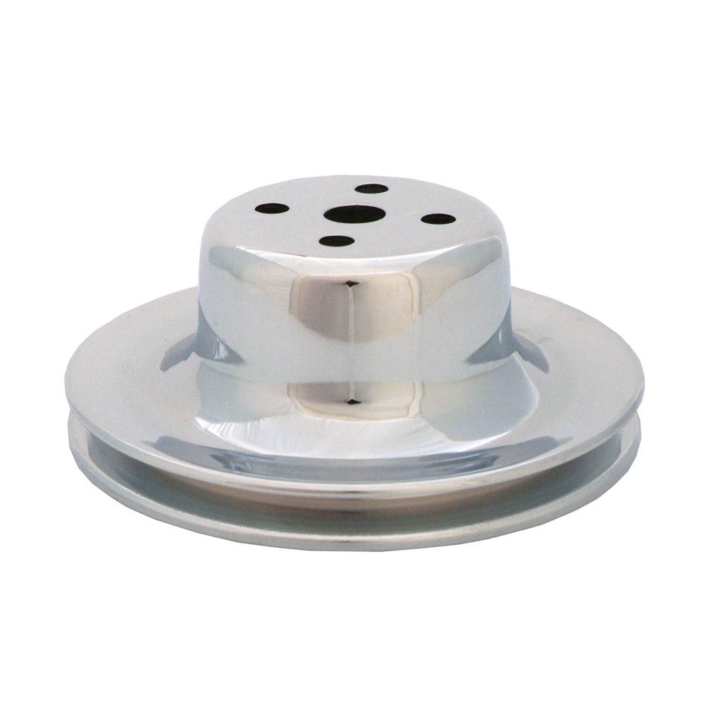 Spectre Pulley; Ford 65-66 289 Single Upper Chrome MPN SPE4491 For Ford