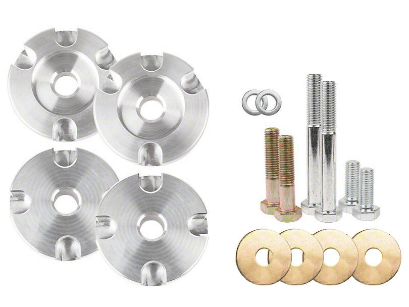 Steeda Autosports Alm Differential Bushing Inset Kit 15-21 Mustang MPN STD555-4440 For Ford Mustang 2015-21