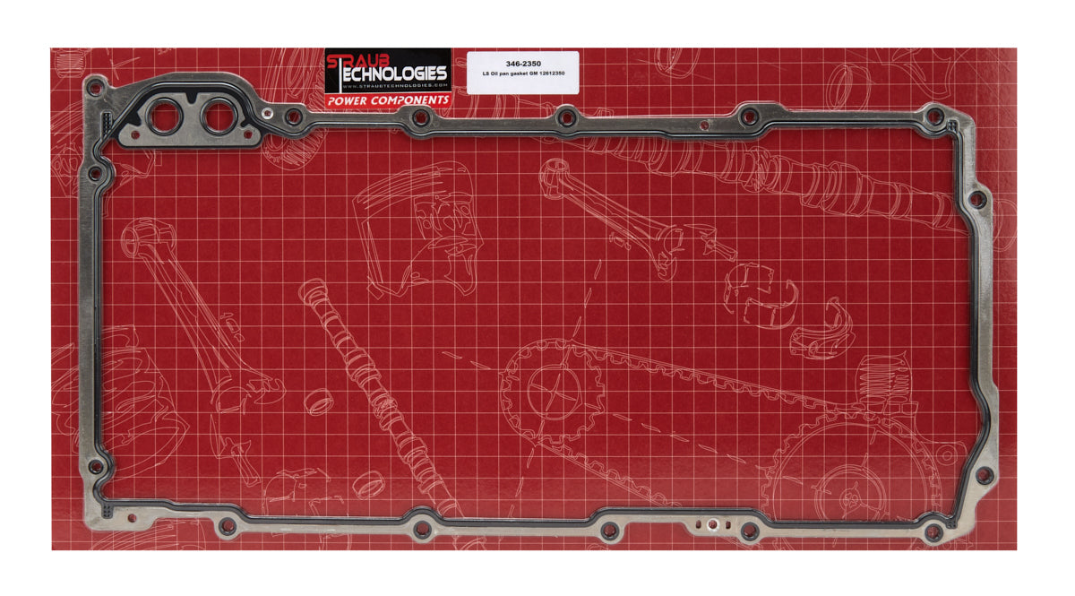Straub Technologies Inc. Oil Pan Gasket LS 1997-up MPN STT346-2350 For GM LS-Series