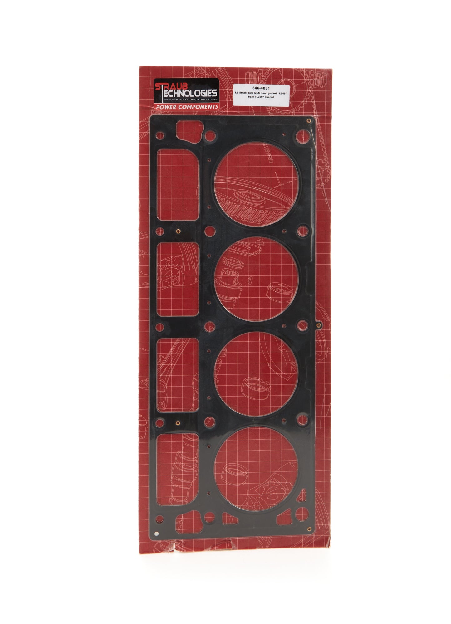 Straub Technologies Inc. LS MLS Head Gasket 3.945 Bore .050 Thick MPN STT346-4031 For GM LS-Series