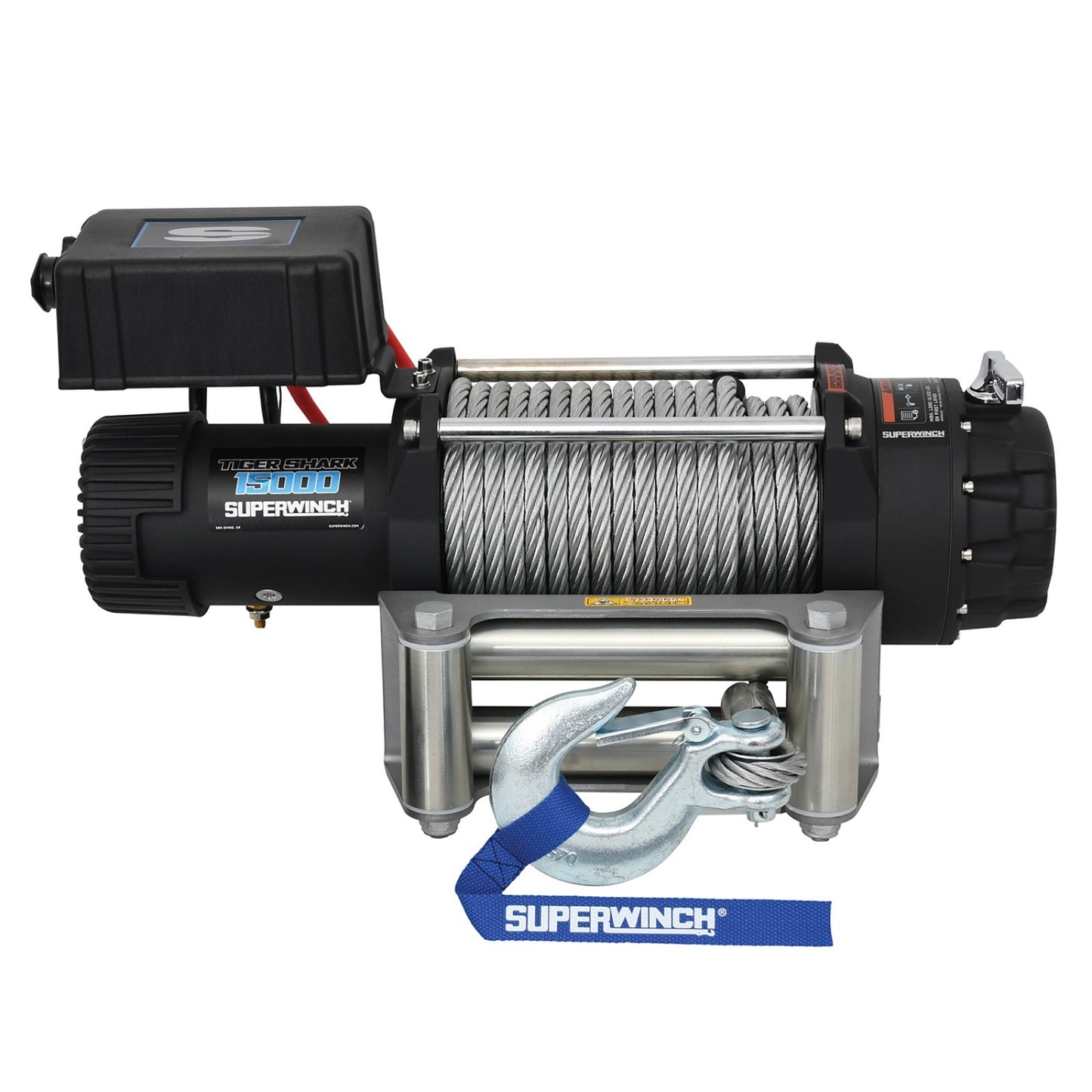 SUPERWINCH 15000lb Winch 7/16in x 82ft Wire Roller Fairlea SUP1515000