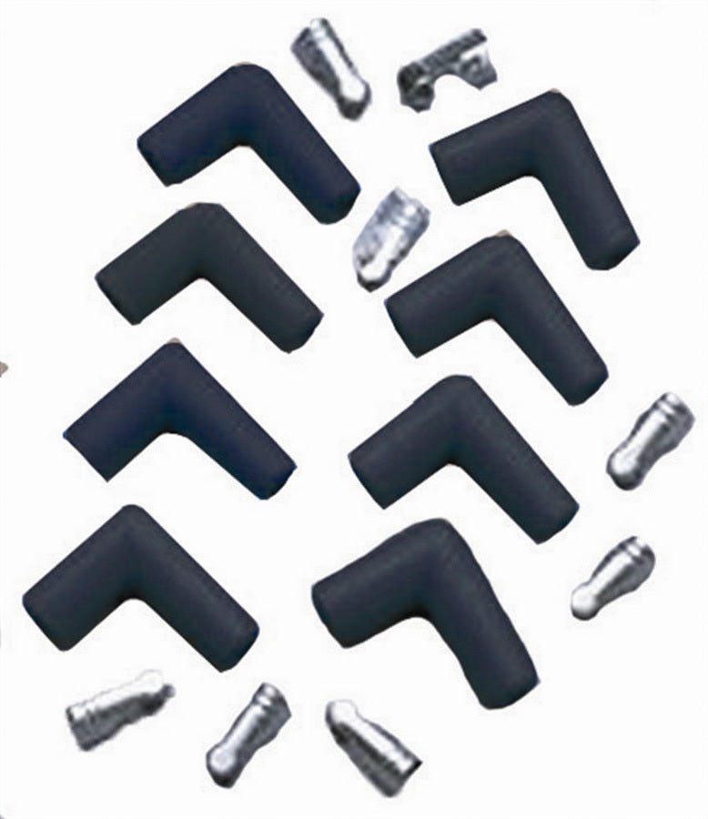 TAYLOR/VERTEX Spark Plug Boot & Termnl Kit 90 Degree Black TAY46001