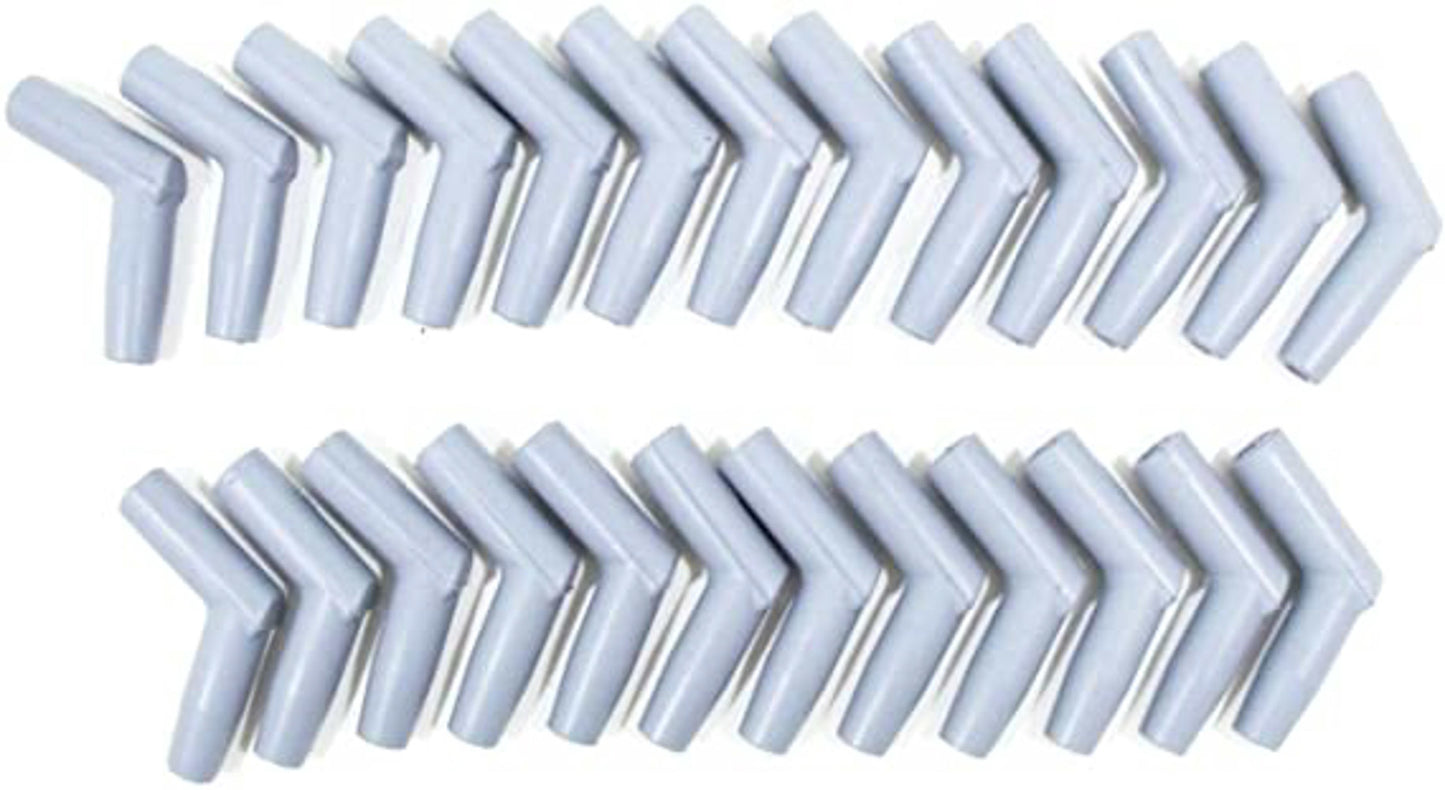 Taylor/Vertex Spark Plugs Boots 25pk 115-Degree - Gray MPN TAY46185