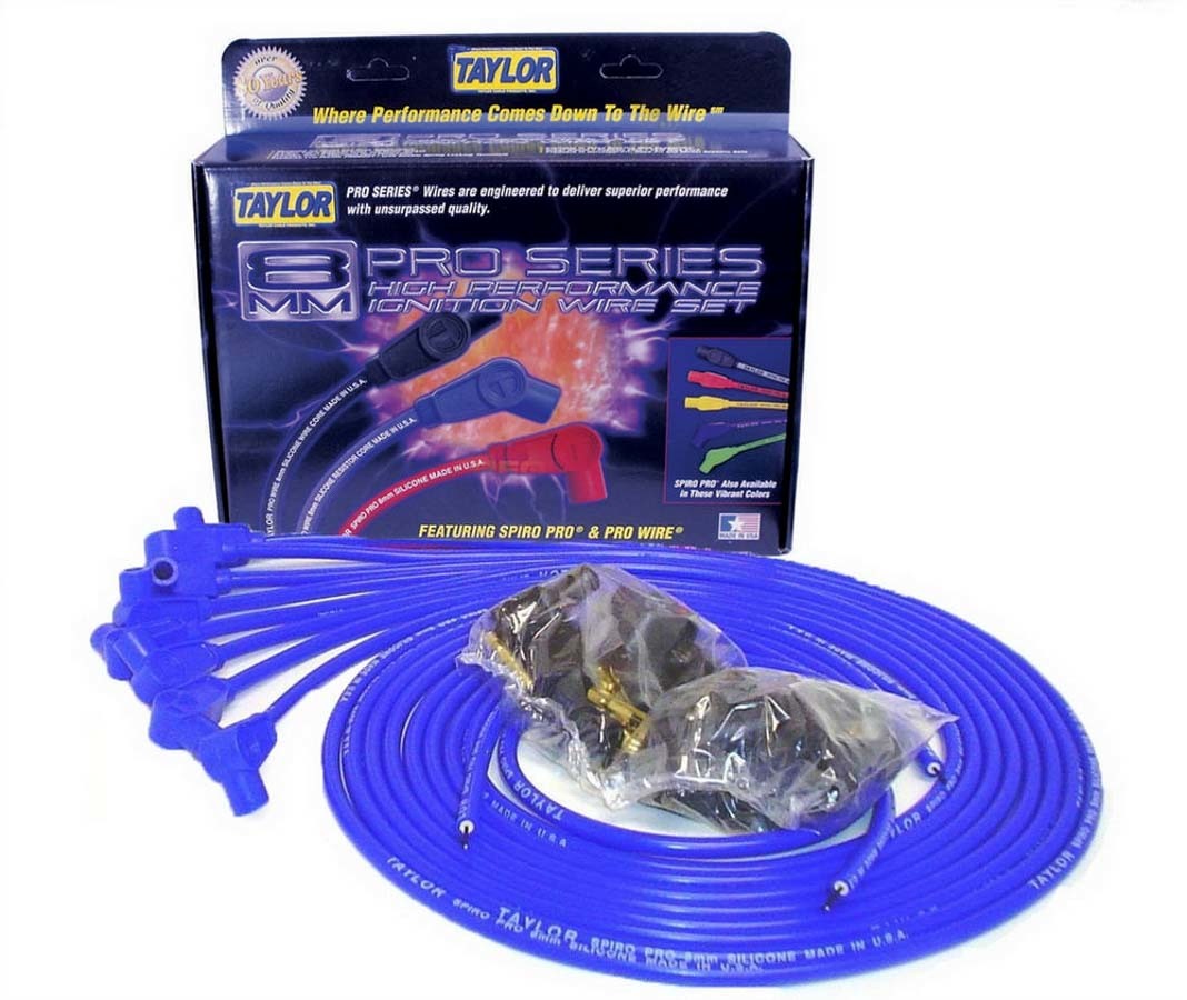 Taylor/Vertex 8mm Blue Spiro-Pro Wires MPN TAY73651