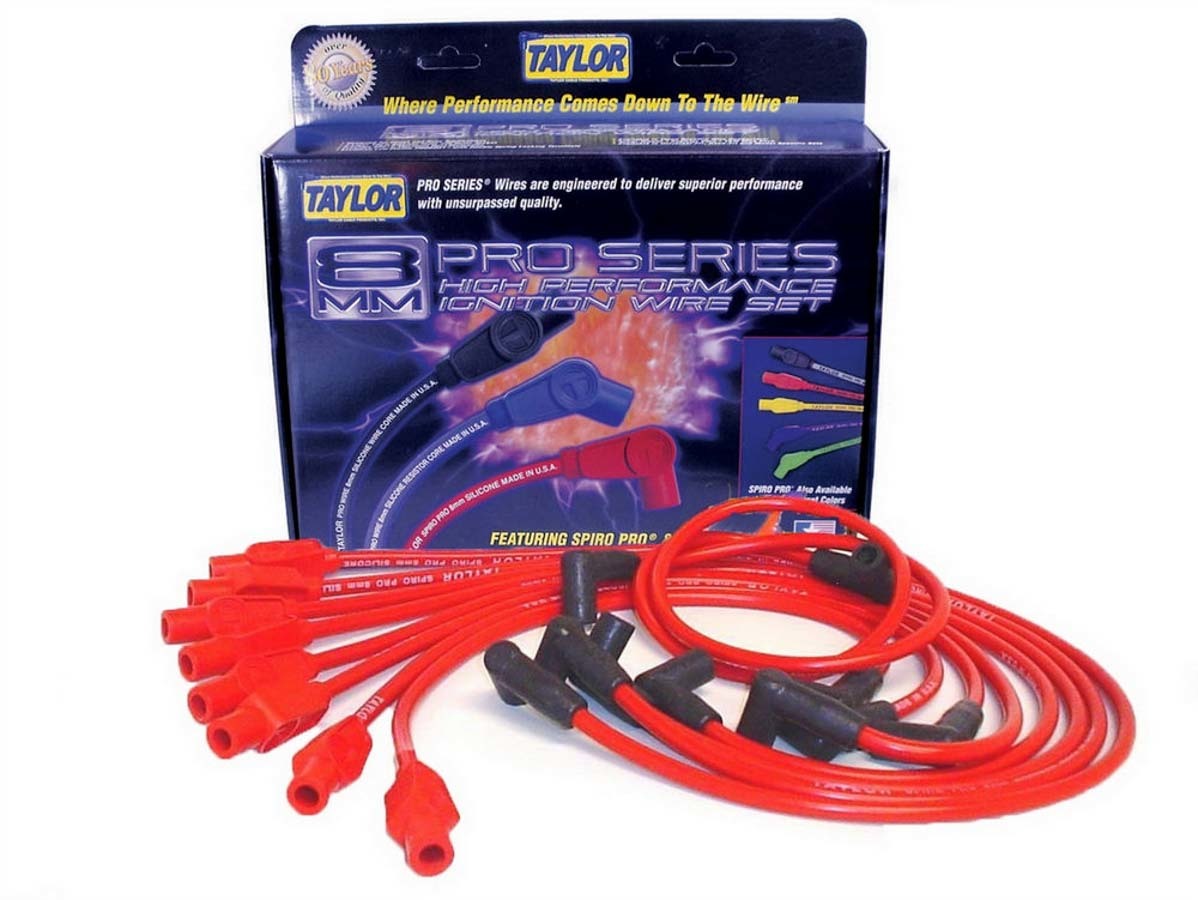 Taylor/Vertex Spiro-Pro Custom 8 Cyl Red MPN TAY74229 For Chevy