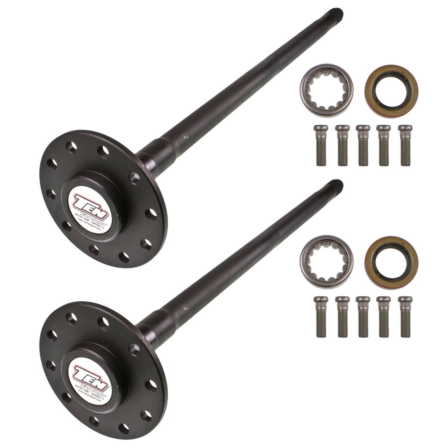 Ten Factory 73-77 Chevelle Axle Kit 8.5 28Spl 30.43in 5x4.75 MPN TENMG22102 For GM