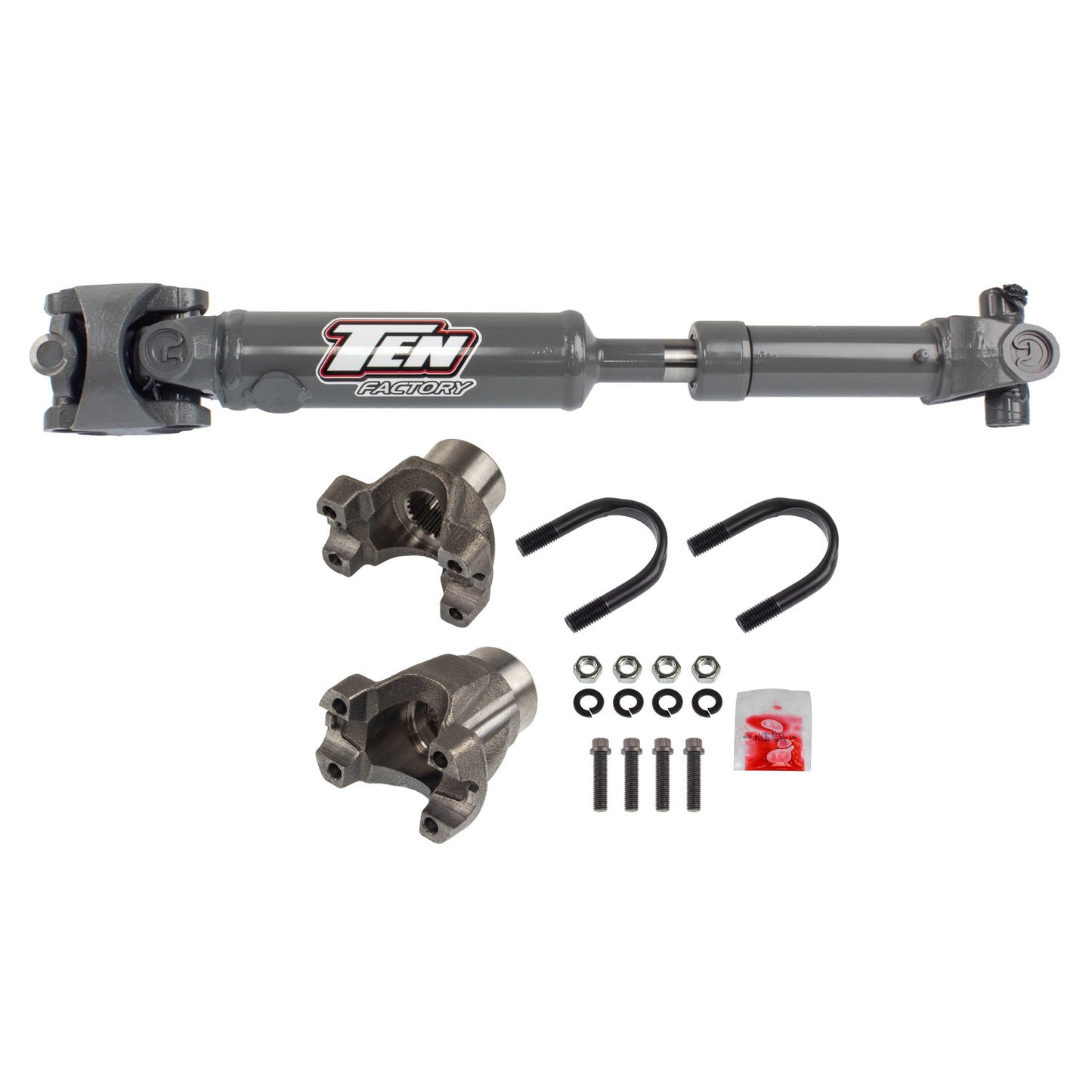 Ten Factory 07-18 Jeep Wrangler JK Rear Driveshaft MPN TENTFR1310-2157 For Jeep Wrangler JK 2007-18