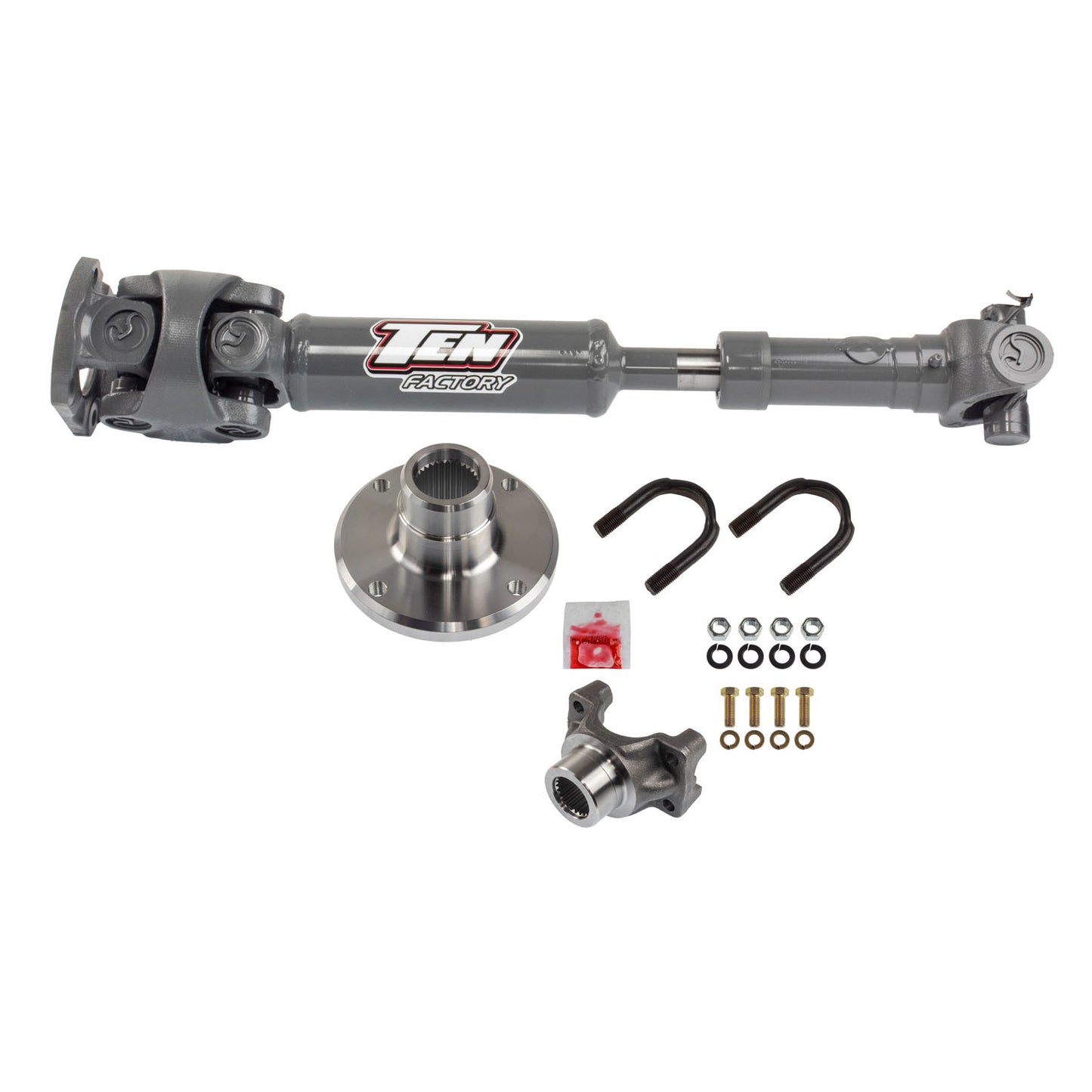 Ten Factory 07-18 Jeep Wrangler JK Rear Driveshaft MPN TENTFR1350-2157 For Jeep Wrangler JK 2007-18