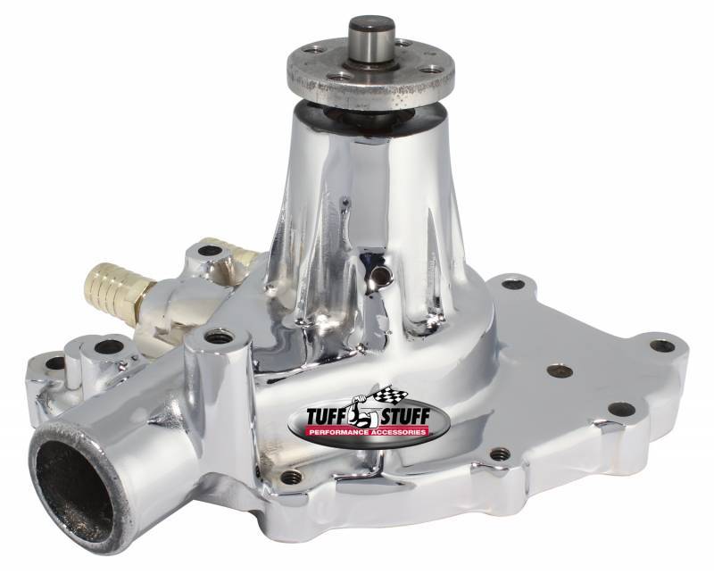 Tuff-Stuff Ford Water Pump Pass Side Inlet Chrome TFS1432AA