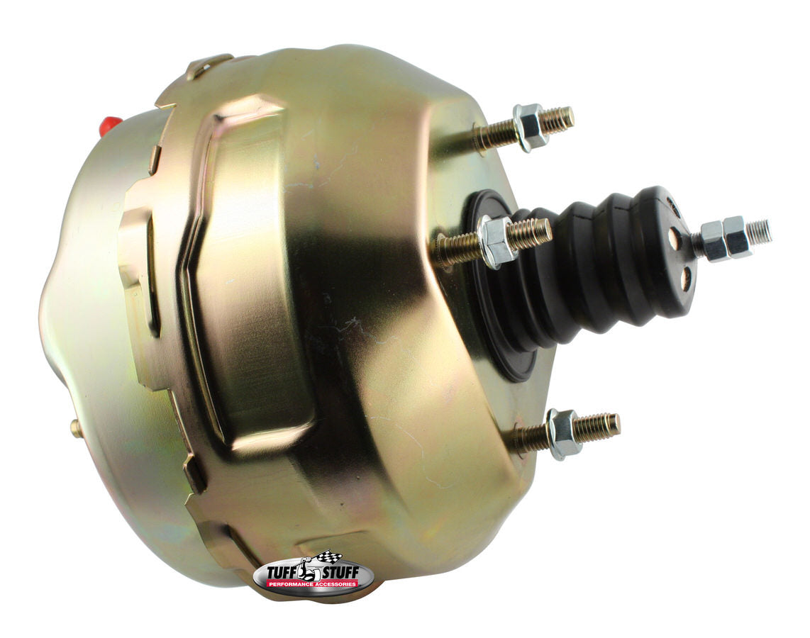Tuff-Stuff 9in Dual Diaphragm Booster Gold Zinc MPN TFS2229NB For Chevy, GM Corvette 1968-82