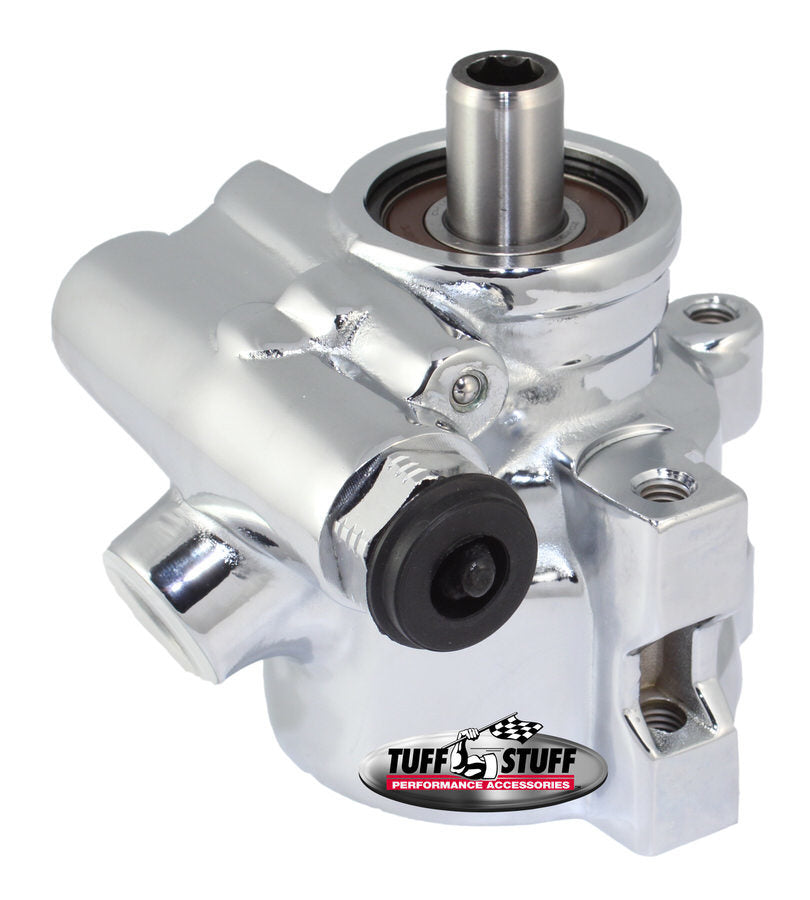 TUFF-STUFF Type II Power Steering Pump Chrome GM Pressure TFS6175ALD-1