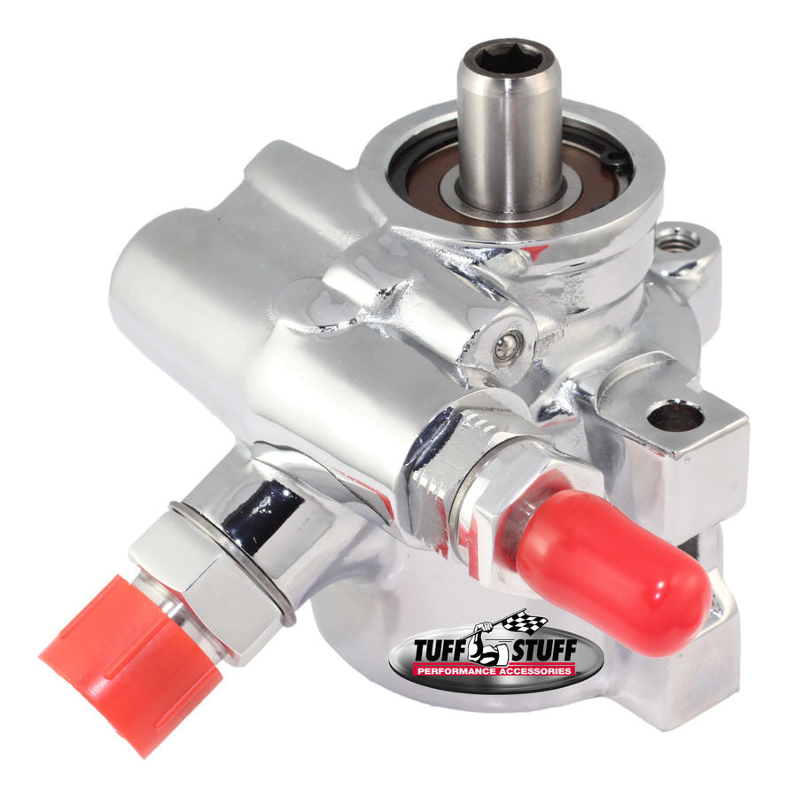 TUFF-STUFF Type II Power Steering Pump Chrome w/AN Fitting TFS6175ALD