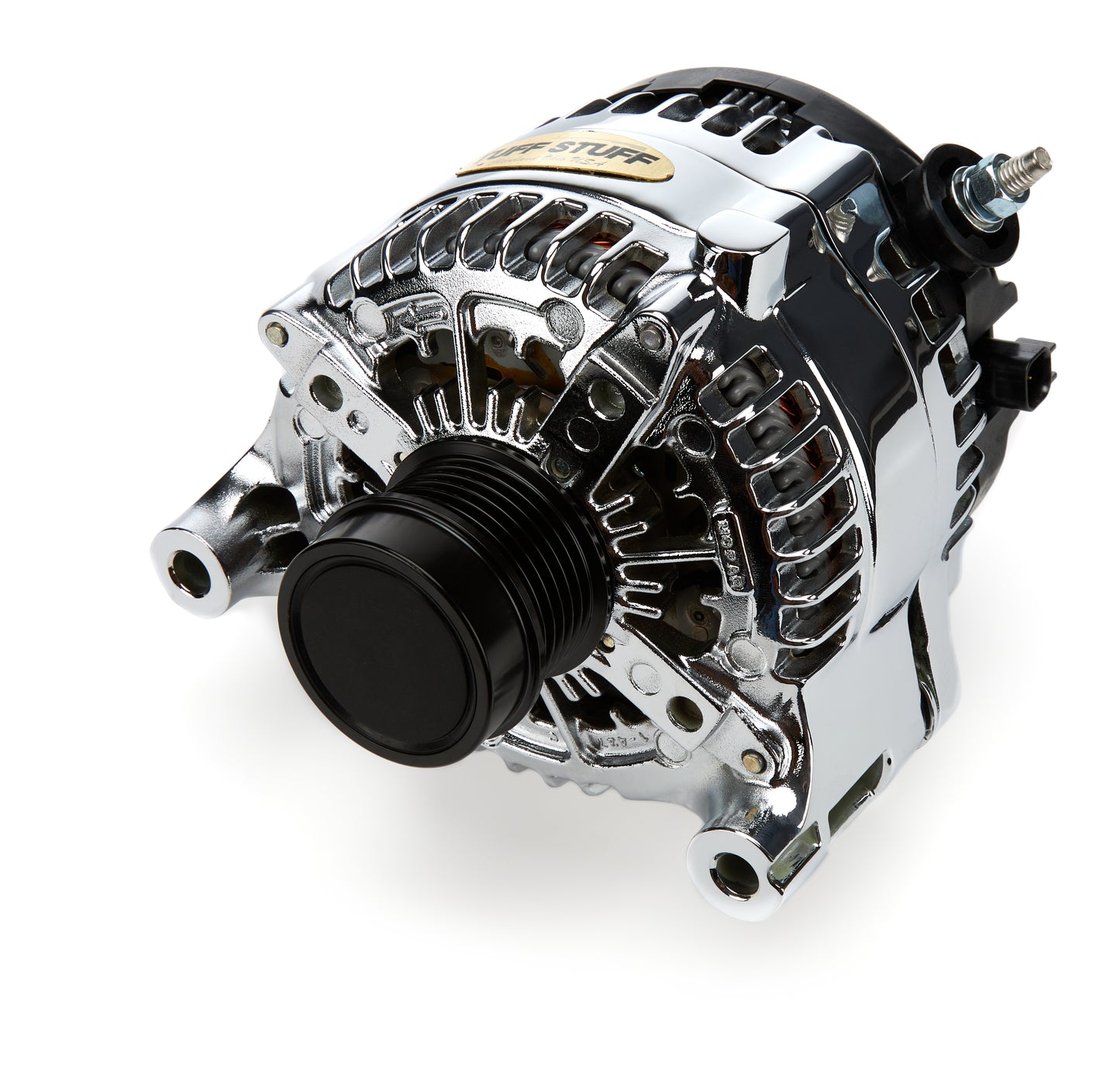 Tuff-Stuff 240Amp Alternator 18- Jeep 'Chrome MPN TFS7517C For Jeep Wrangler JL, Gladiator 2018-22