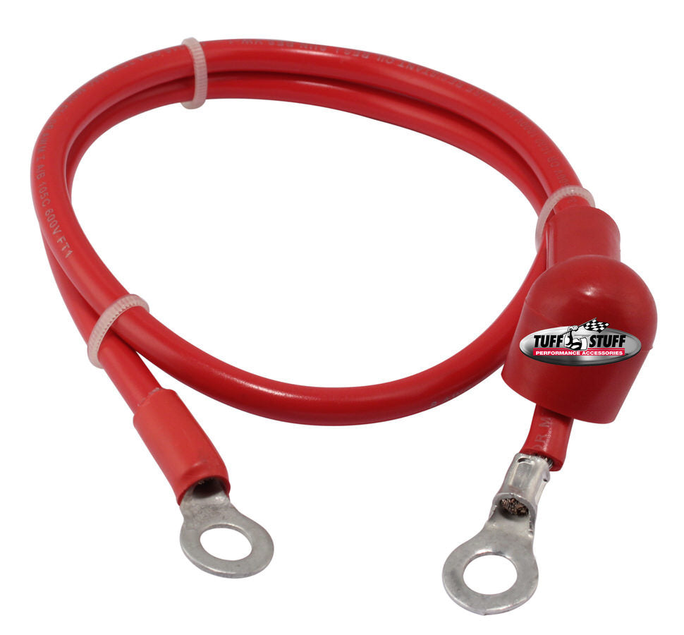 Tuff-Stuff Charge Wire 36in 8-Gauge w/Boot TFS754636