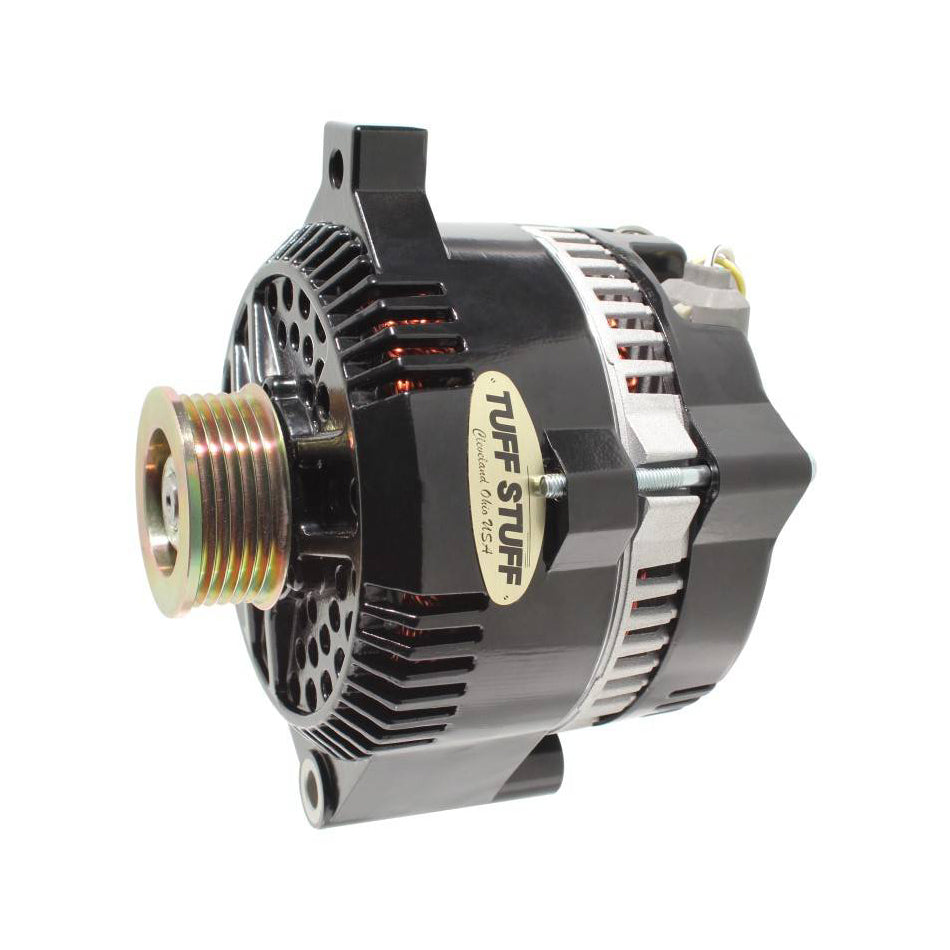 Tuff-Stuff Ford alternator 5.0L 150 Amp 1Wire Black 6 Groove MPN TFS7771BW6G For Ford
