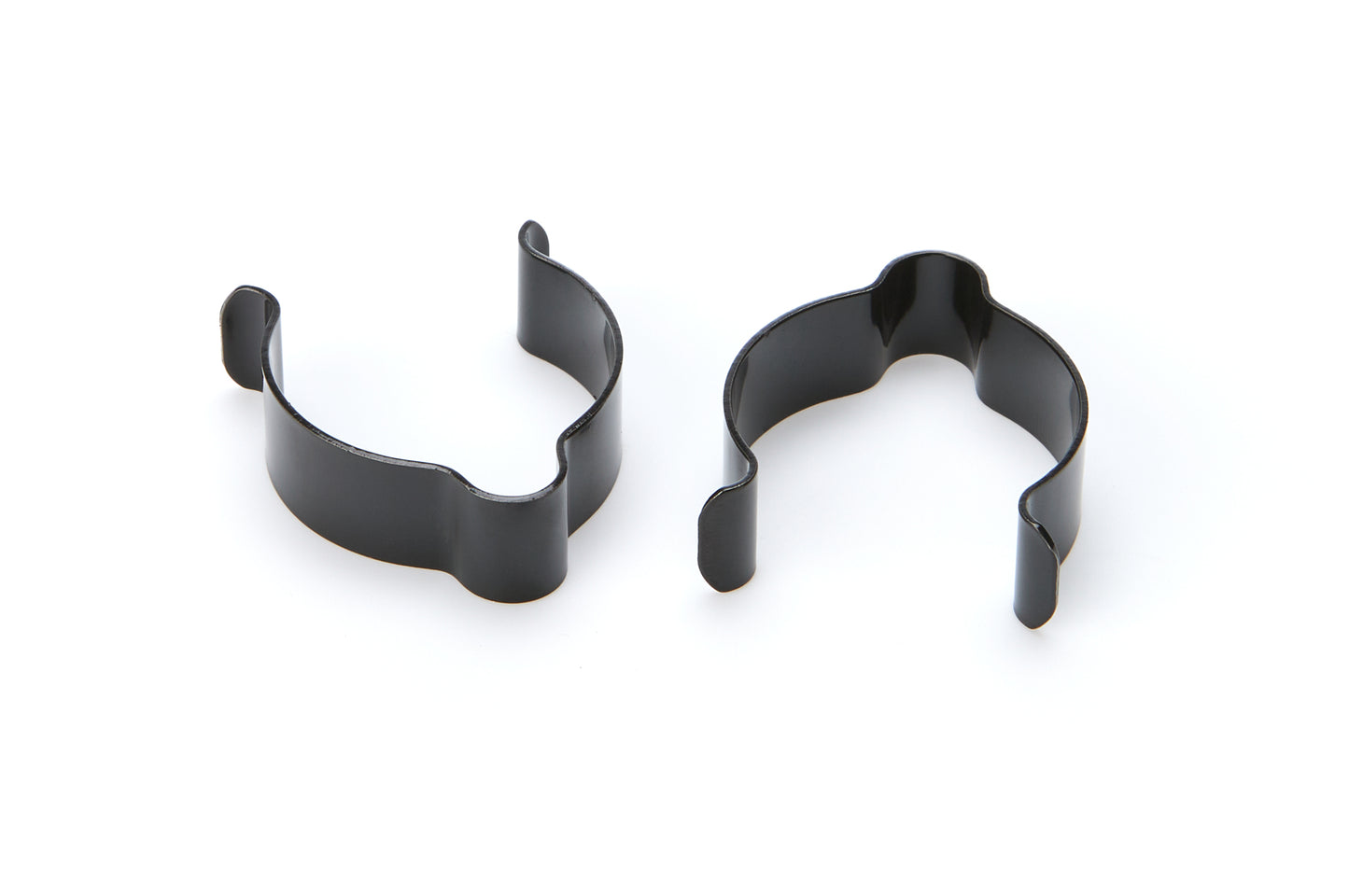 Ti22 PERFORMANCE Brake Line Clip 1.25in Stainless Steel Pair Blk TIP4531
