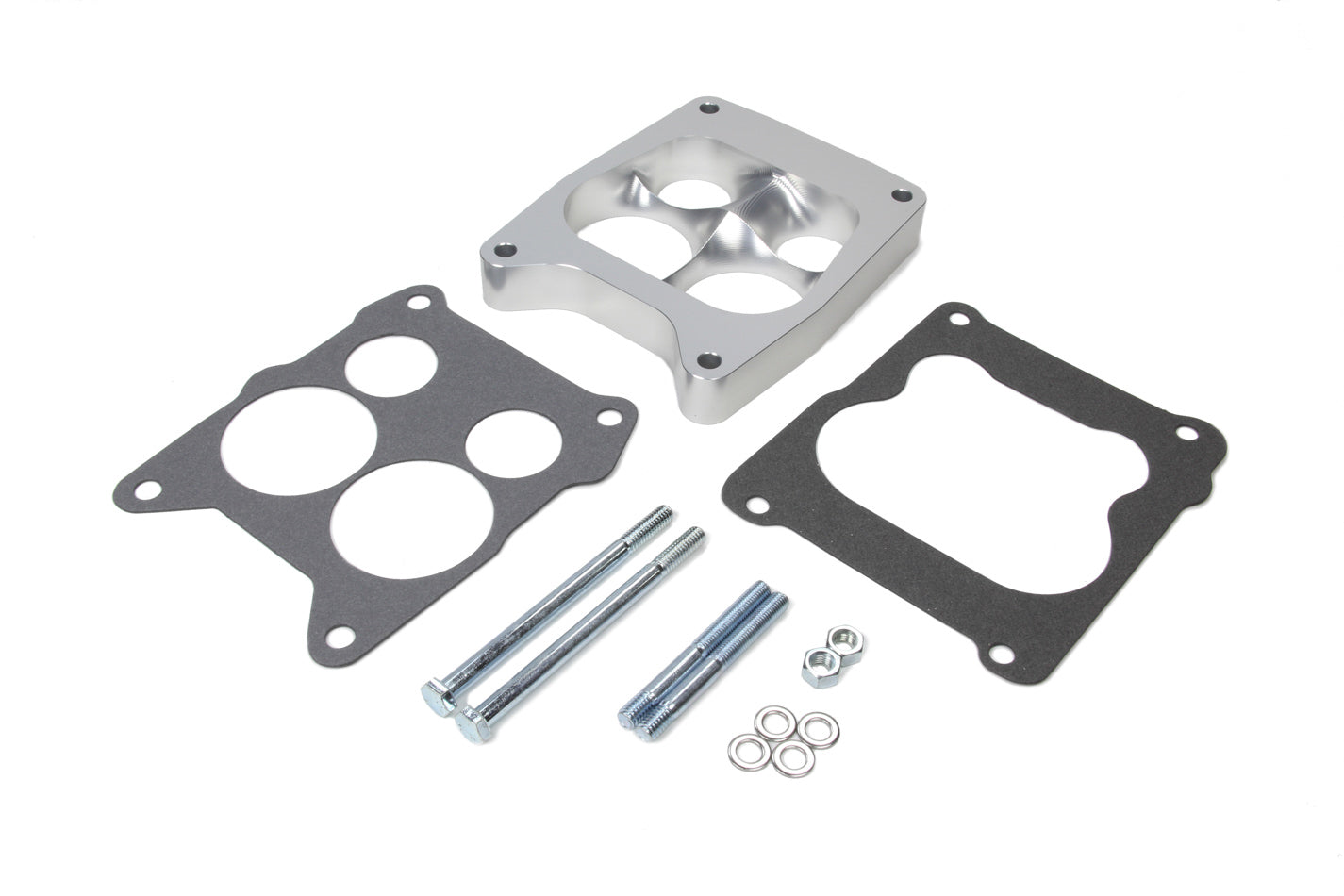 Trans-Dapt 1in Alum Carb Spacer Quadrajet 4 Hole MPN TRA3213