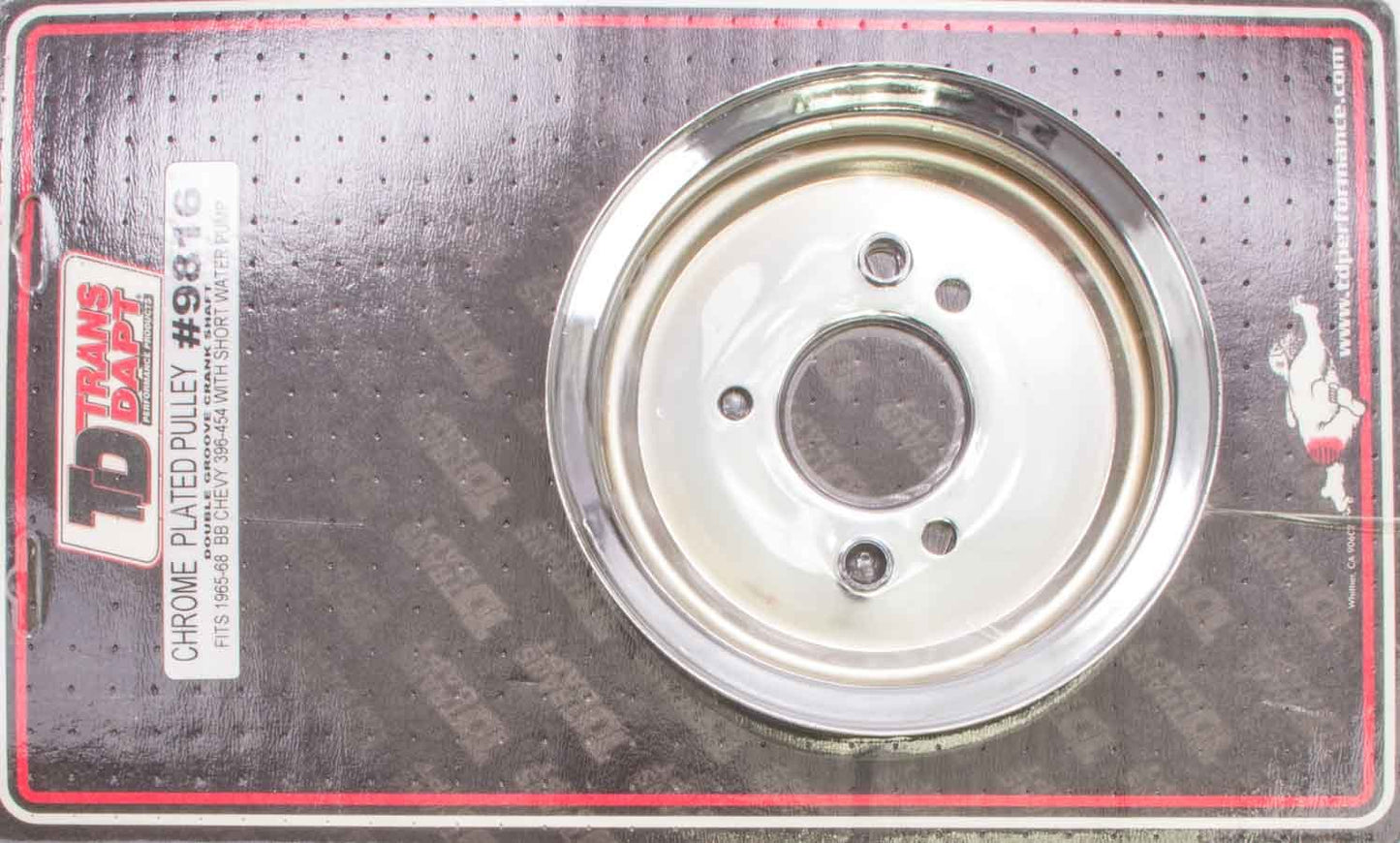 Trans-Dapt BBC Crankshaft Pulley MPN TRA9816 For Chevy