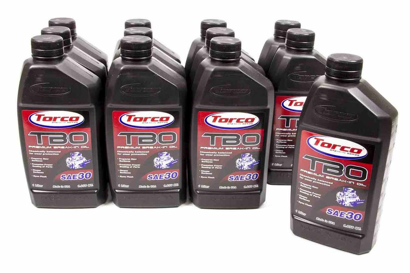 TORCO TBO 30w Premium Break-In Oil Case/12-1 Liter TRCA100030C