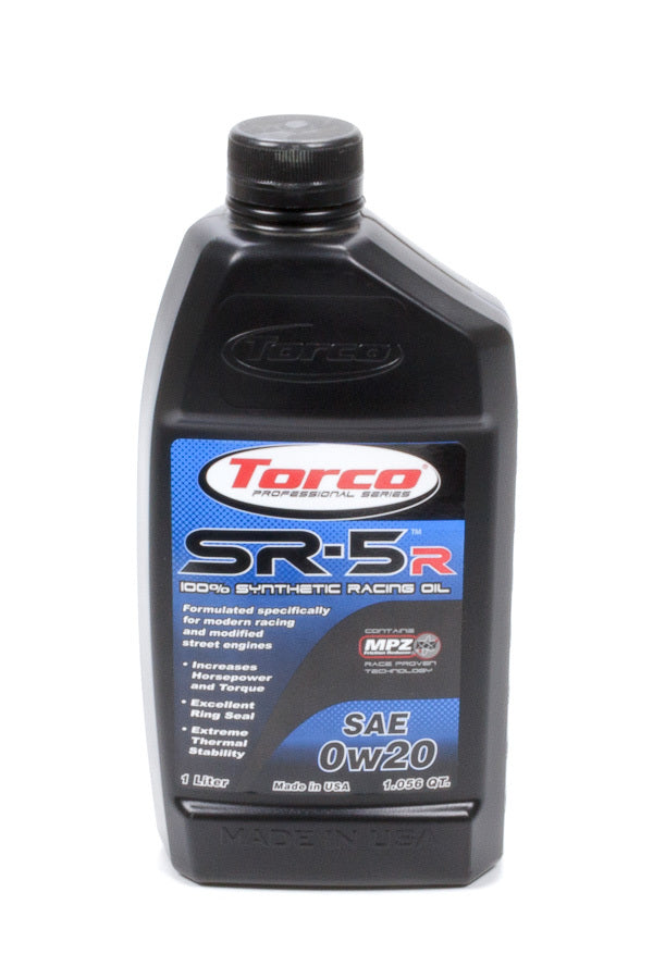 Torco SR-5R Synthetic Racing Oil 0w20 1-Liter Bottle MPN TRCA150020CE