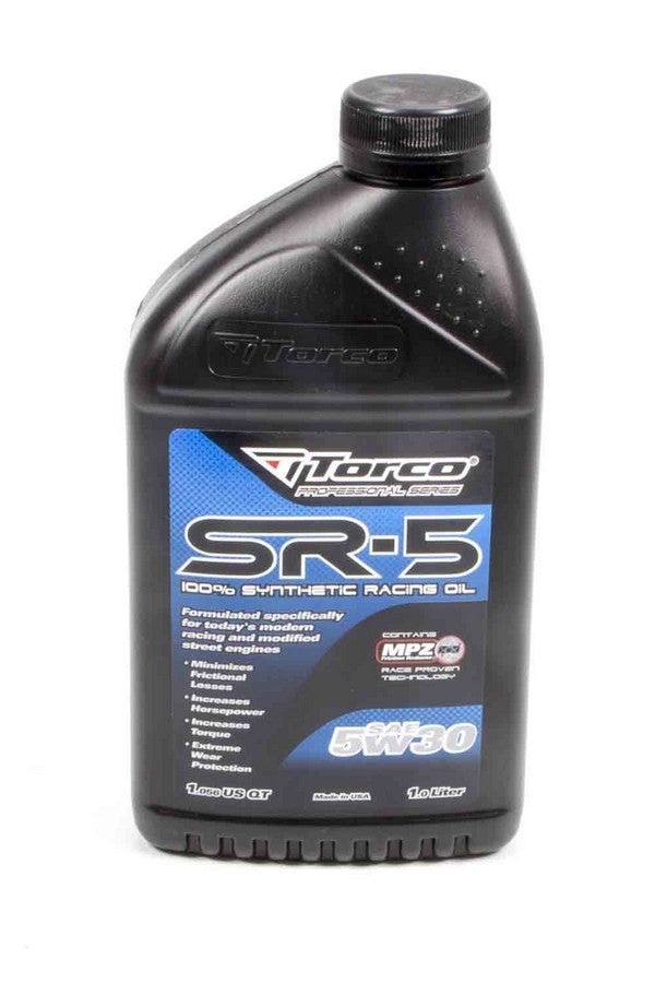 Torco SR-5 Synthetic Oil 5W30 1 Liter MPN TRCA150530CE