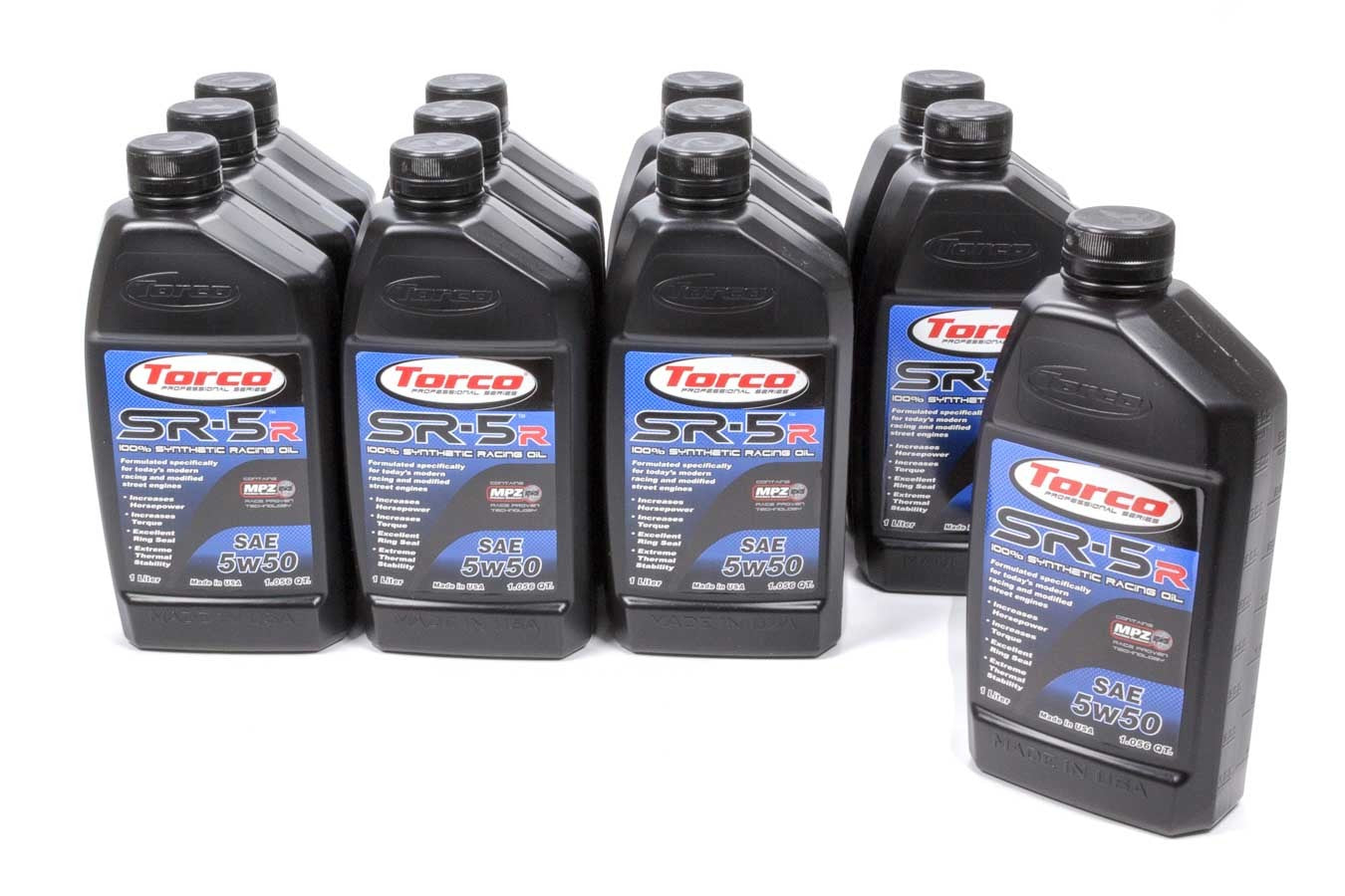 Torco SR-5 Synthetic Oil 5w50 Case/12 MPN TRCA150550C