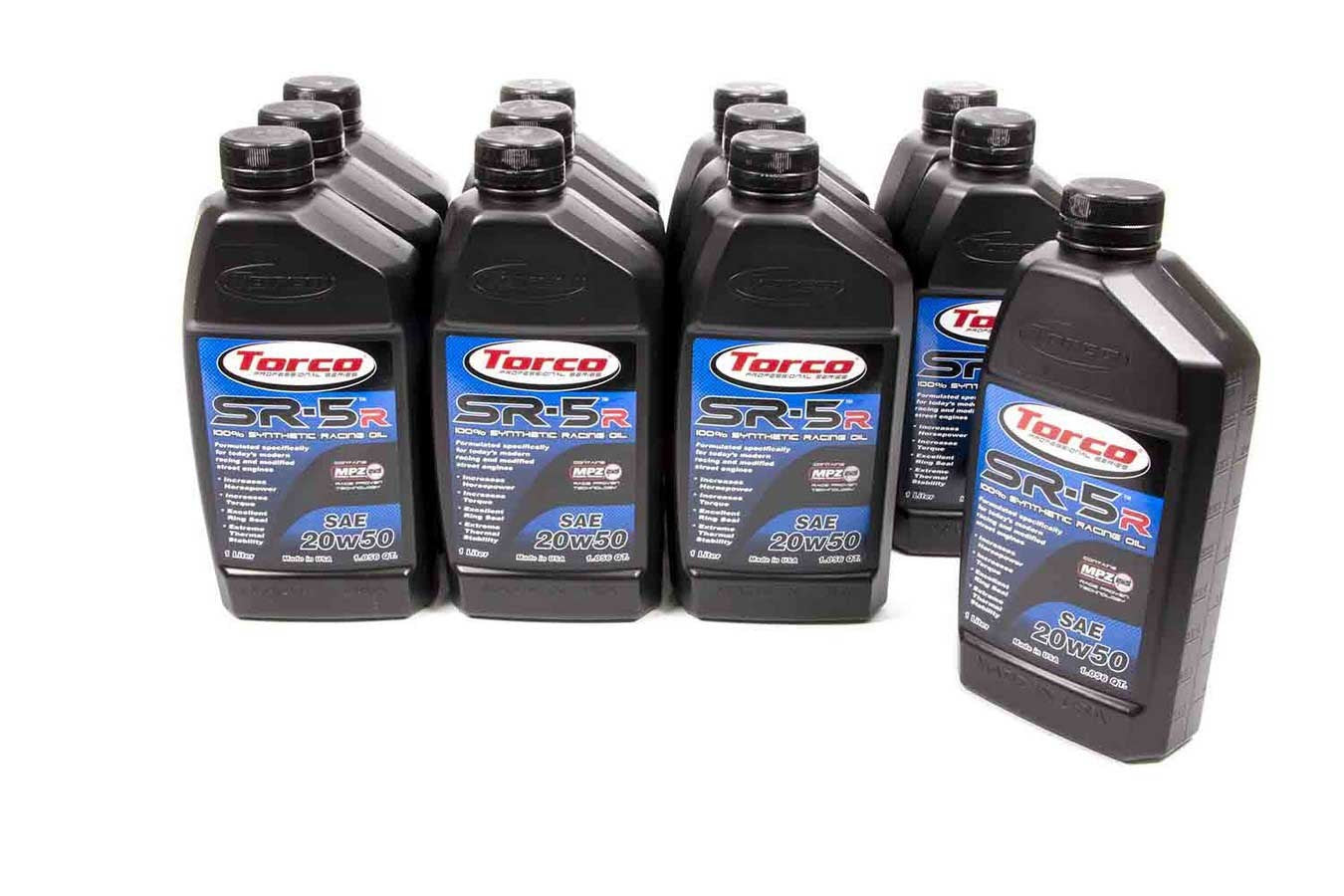 Torco SR-5 Synthetic Oil 20w50 Case/12-1 Liter MPN TRCA152050C