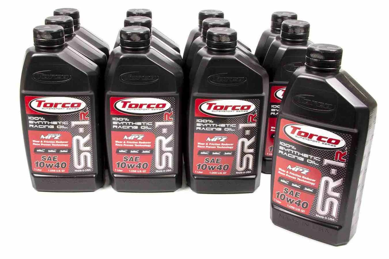 Torco SR-1 Synthetic Oil 10w40 Case/12 MPN TRCA161044C