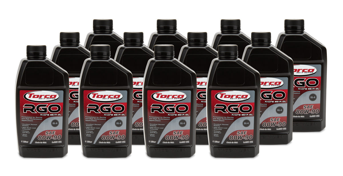 TORCO RGO 80w90 Racing Gear Oil Case/12-1 Liter TRCA248090C