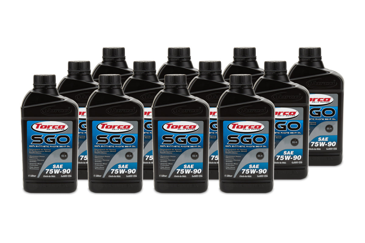 Torco SGO 75w90 Synthetic Racing Gear Oil Case/12 MPN TRCA257590C