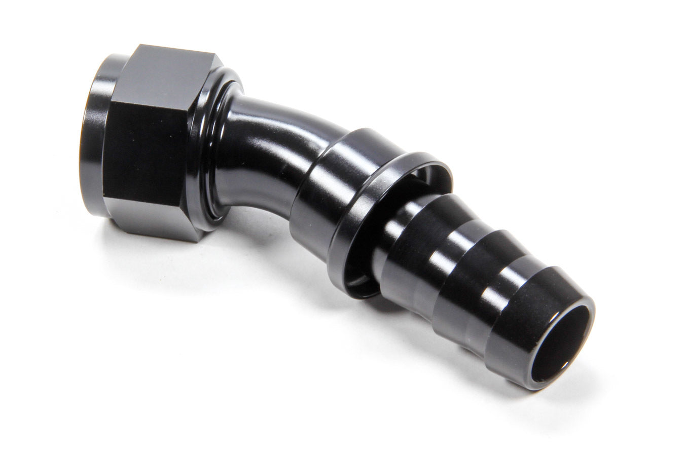 Triple X Race Components #16 30 Degree Hose End Push Lock MPN TXRHF-13016-BLK