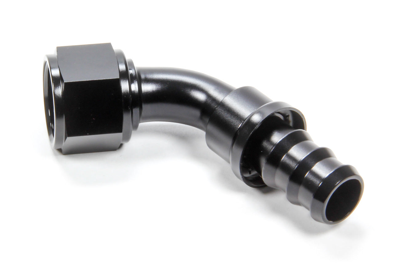 Triple X Race Components #12 60 Degree Hose End Push Lock MPN TXRHF-16012-BLK
