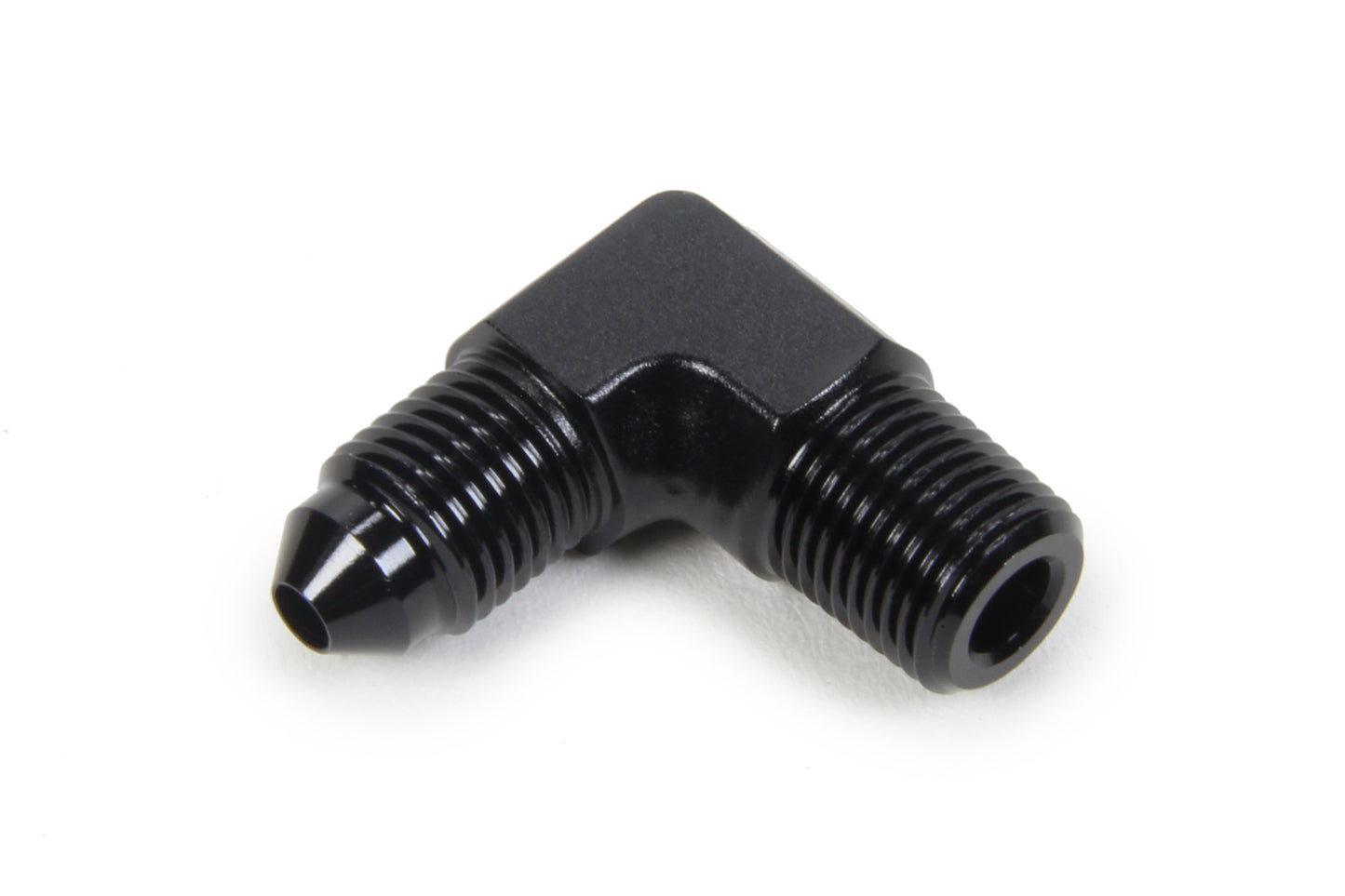 TRIPLE X RACE COMPONENTS AN to NPT 90 Degree #3 x 1/8 TXRHF-99031-BLK