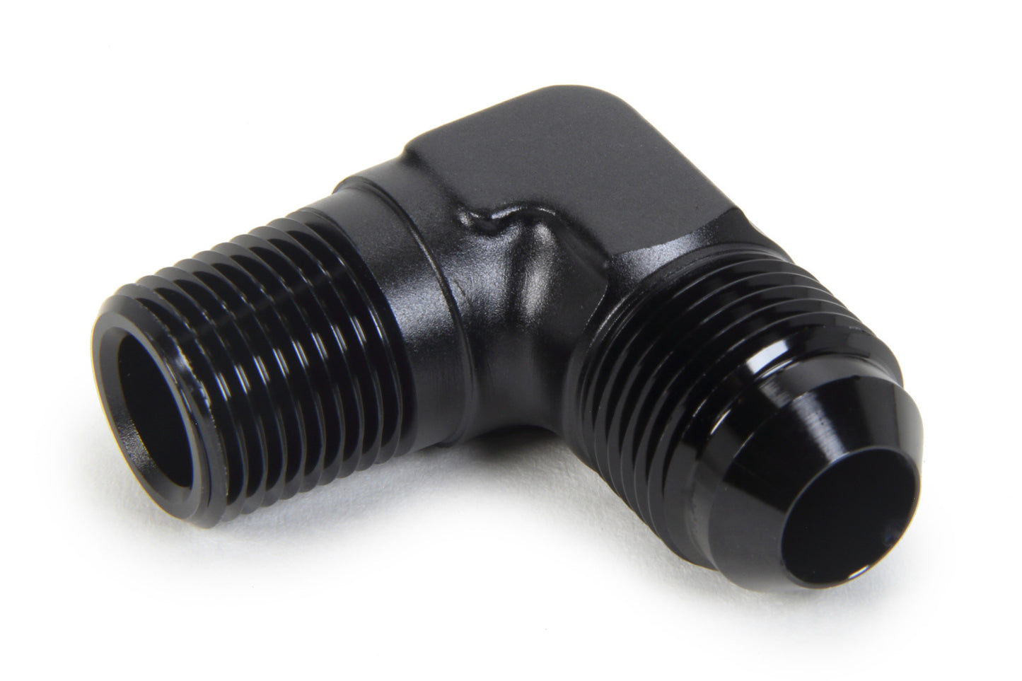 TRIPLE X RACE COMPONENTS AN to NPT 90 Degree #8 x 1/4 TXRHF-99082-BLK