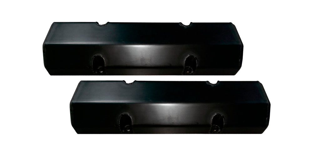 Triple X Race Components Valve Cover Set SBC Billet Rail Black MPN TXRSC-EG-0003BLK For Chevy