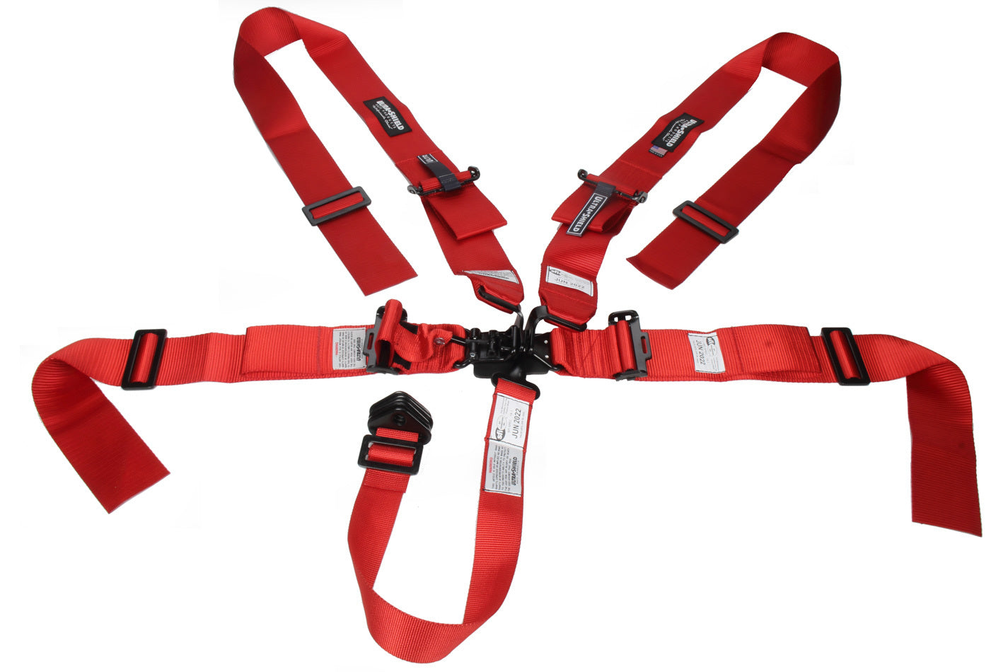 ULTRA SHIELD Harness 5pt Red Indiv Shoulder Pull-Down ULTHB22032