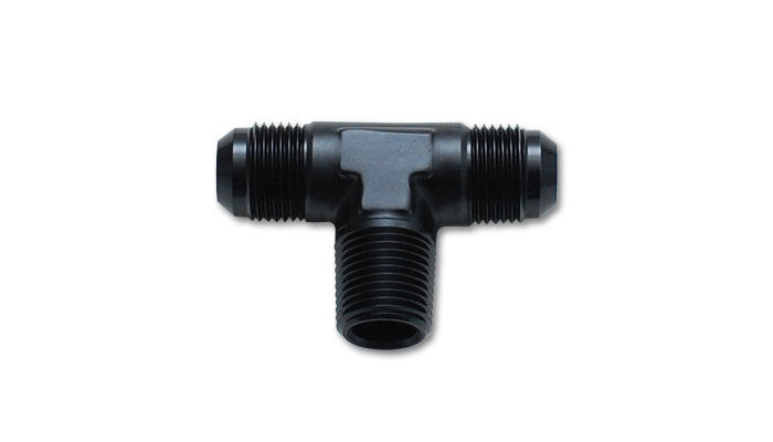 VIBRANT PERFORMANCE Flare to Pipe Tee Adapte r Fitting -3 AN x 1/8in VIB10460