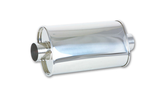 Vibrant Performance STREETPOWER Oval Muffler 3in inlet/outlet MPN VIB1103 For Universal use