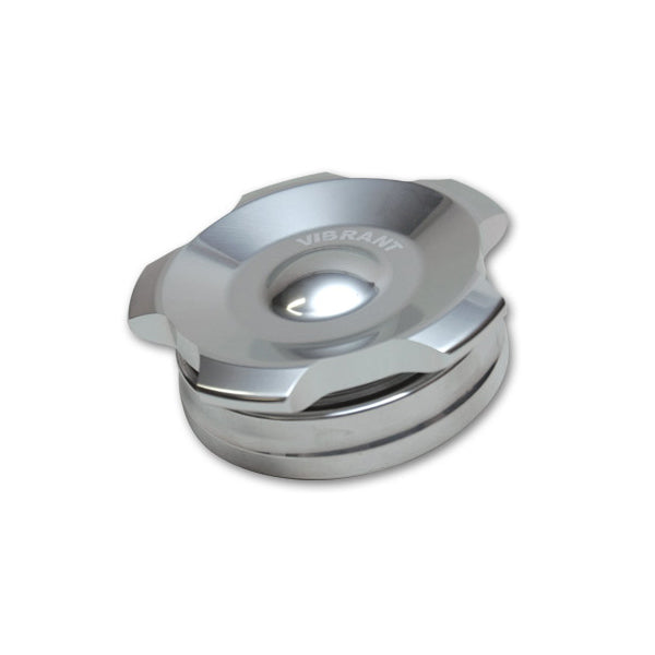 Vibrant Performance Polished Alum. Fill Cap w/Alum. Weld Bung 2in MPN VIB11290