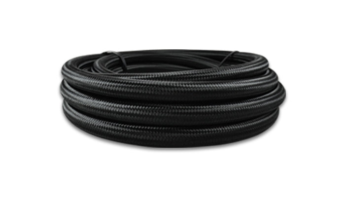 VIBRANT PERFORMANCE 5ft Roll -10 Black Nylon Braided Flex Hose VIB11990